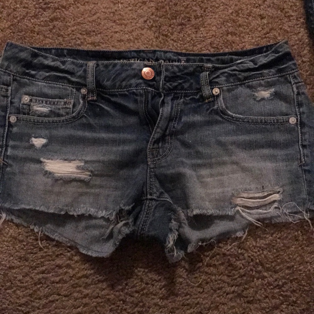 Jean shorts, size 8.. not stretchy
